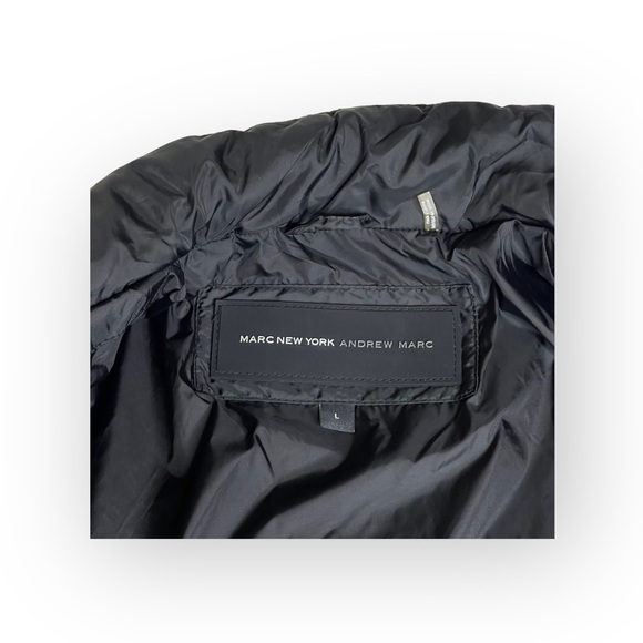 Andrew Marc 𖤗 Fulton Quilted Lightweight Puffer Zip Field Jacket 𖤗 Black 𖤗 L - Picture 7 of 16